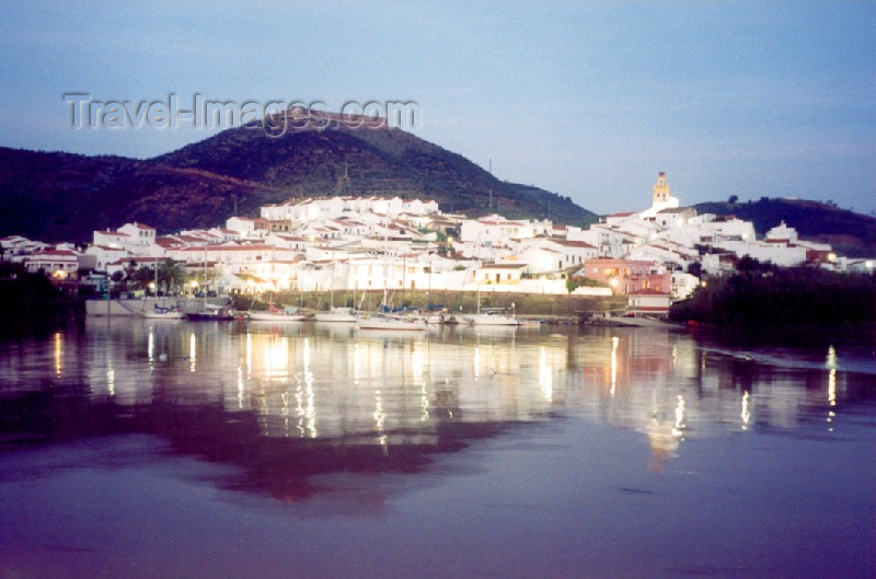 spai60: Spain / España - Sanlucar de Guadiana (provincia de Huelva): from Alcoutim - at dusk - photo by M.Torres - (c) Travel-Images.com - Stock Photography agency - Image Bank