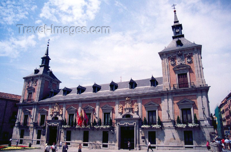 spai90: Spain / España - Madrid: Casa de la Villa, city hall / Ayuntamiento - Plaza de la Villa - designed by Juan Gómez de Mora - photo by M.Torres - (c) Travel-Images.com - Stock Photography agency - Image Bank