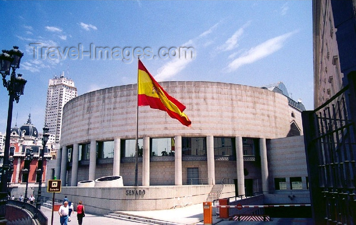 spai93: Spain / España - Madrid: Palace of the Senate / Palacio de Senado - Plaza Marina Española - photo by M.Torres - (c) Travel-Images.com - Stock Photography agency - Image Bank