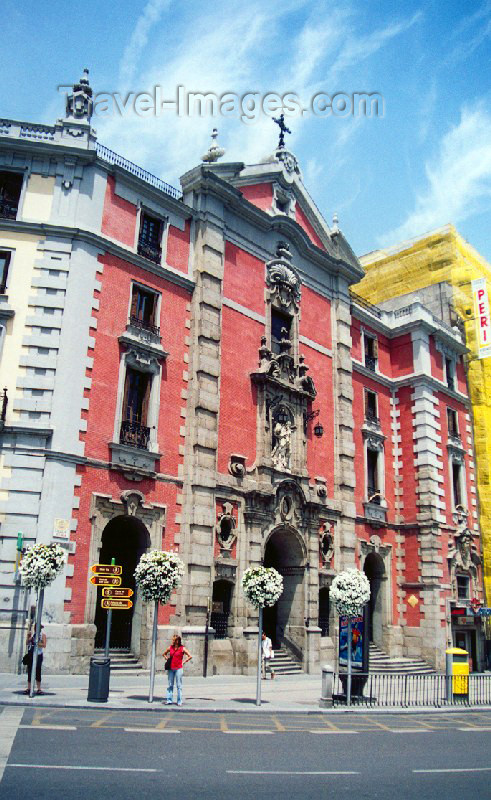 spai94: Spain / España - Madrid: Church of St Joseph / Iglesia de San José - Simón Bolívar got married here - Calle de Alcalá - architect Pedro de Ribera - photo by M.Torres - (c) Travel-Images.com - Stock Photography agency - Image Bank