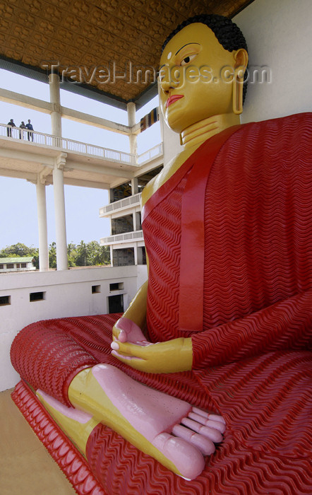 sri-lanka105: Matara, Southern province, Sri Lanka: sitting giant Buddha at Matara Temple - photo by B.Cain - (c) Travel-Images.com - Stock Photography agency - Image Bank