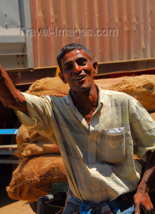 sri-lanka143: Colombo, Sri Lanka: Pettah Market - a man and his load - photo by M.Torres - (c) Travel-Images.com - Stock Photography agency - Image Bank