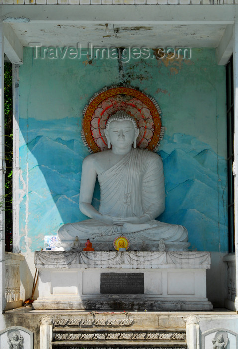 sri-lanka219: Galle, Southern Province, Sri Lanka: Buddha in the shade - near the train station - photo by M.Torres - (c) Travel-Images.com - Stock Photography agency - Image Bank