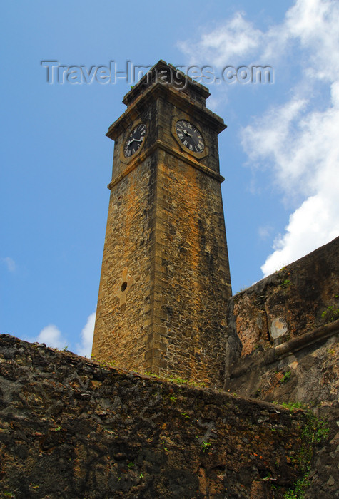sri-lanka235: Galle, Southern Province, Sri Lanka: clock tower - Galle Fort, the Old Town - UNESCO World Heritage Site - photo by M.Torres - (c) Travel-Images.com - Stock Photography agency - Image Bank