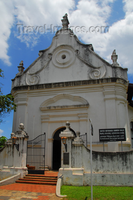 sri-lanka245: Galle, Southern Province, Sri Lanka: Groote Kerk / Dutch Reformed Church - main gate - Old Town - UNESCO World Heritage Site - photo by M.Torres - (c) Travel-Images.com - Stock Photography agency - Image Bank