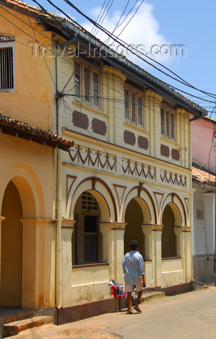 sri-lanka255: Galle, Southern Province, Sri Lanka: façade on Pedlar Street - Old Town - UNESCO World Heritage Site - photo by M.Torres - (c) Travel-Images.com - Stock Photography agency - Image Bank