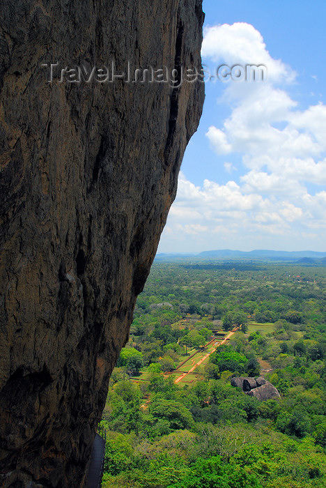 sri-lanka306: Sigiriya, Central Province, Sri Lanka: view from the rock face - Unesco World Heritage site - photo by M.Torres - (c) Travel-Images.com - Stock Photography agency - Image Bank