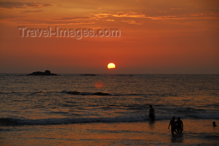 sri-lanka352: Bentota, Galle District, Southern Province, Sri Lanka: people enjoy the beach at sunset - photo by M.Torres - (c) Travel-Images.com - Stock Photography agency - Image Bank