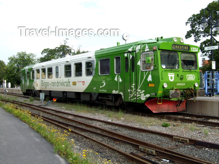 sweden100: Vastervik, Kalmar län, Sweden: Biogas Train to Linköping - photo by A.Bartel - (c) Travel-Images.com - Stock Photography agency - Image Bank