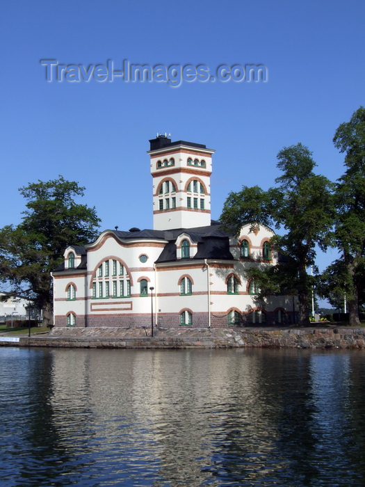 sweden101: Vastervik, Kalmar län, Sweden: Tourist Office buiding by the water - Baltic Sea-  photo by A.Bartel - (c) Travel-Images.com - Stock Photography agency - Image Bank