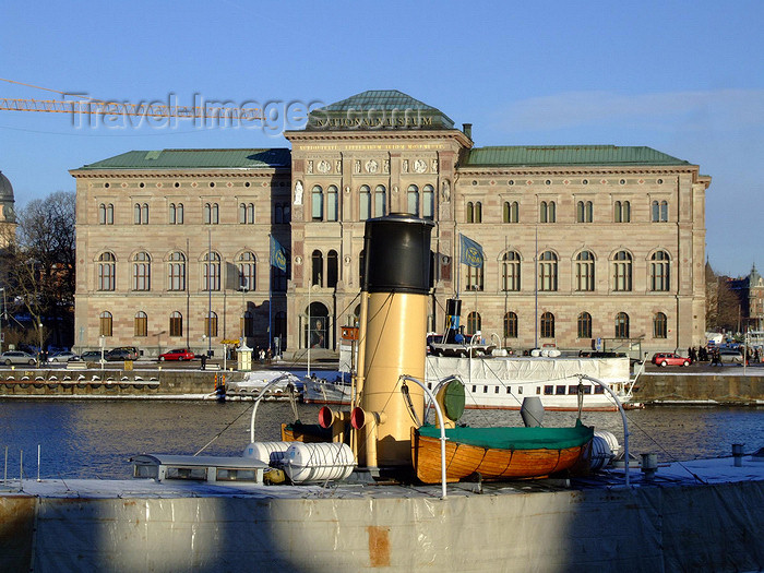 sweden116: Stockholm, Sweden: National Museum on the other side of the water - photo by M.Bergsma - (c) Travel-Images.com - Stock Photography agency - Image Bank
