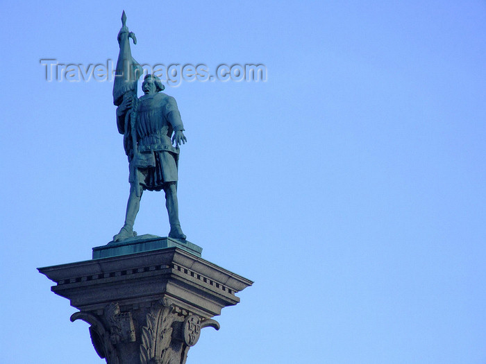 sweden122: Stockholm, Sweden: Stadshuset statue - photo by M.Bergsma - (c) Travel-Images.com - Stock Photography agency - Image Bank