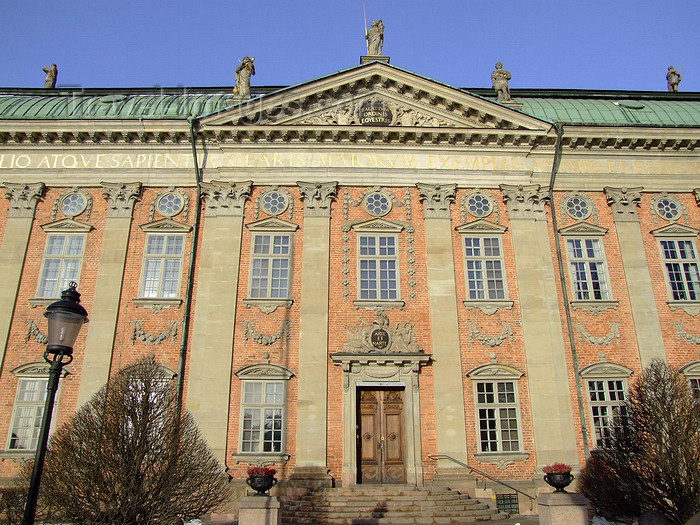 sweden156: Stockholm, Sweden: Riddarhuset - Swedish House of Lords - south facade - photo by M.Bergsma - (c) Travel-Images.com - Stock Photography agency - Image Bank