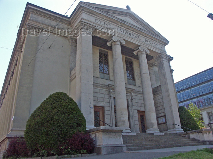 switz141: Switzerland / Suisse / Schweiz / Svizzera - Geneva / Genève / Genf / Ginevra / GVA: Catholic church of the Sacred Heart / eglise du Sacre Coeur - Eglise Catholique Romaine - photo by C.Roux - (c) Travel-Images.com - Stock Photography agency - Image Bank