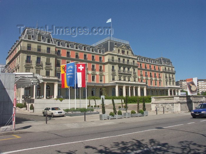 switz154: Switzerland / Suisse / Schweiz / Svizzera - Geneva / Genève / Genf / Ginevra / GVA: Palais Wilson - houses the United Nations High Commissioner for Human Rights / UNHCHR - rue des Pâquis - quai Wilson - photo by C.Roux - (c) Travel-Images.com - Stock Photography agency - Image Bank