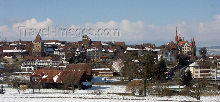 switz175: Switzerland - Suisse - Avenches: panorama (photo by Christian Roux) - (c) Travel-Images.com - Stock Photography agency - Image Bank