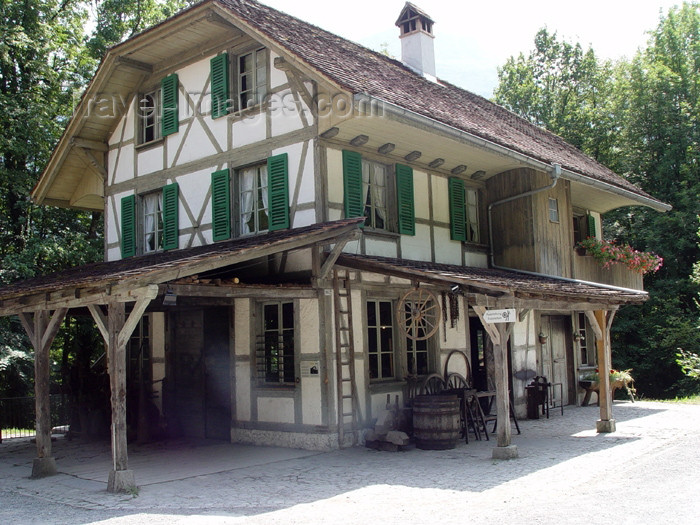 switz229: Ballenberg - open air museum: iron works - 19th century - Bern / forge - photo by C.Roux - (c) Travel-Images.com - Stock Photography agency - Image Bank