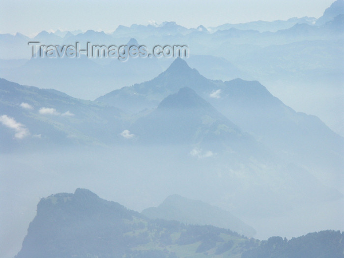 switz274: Switzerland / Suisse / Schweiz / Svizzera - Mt Pilatus: neighbouring mountains / montagnes avoisinantes - photo by C.Roux - (c) Travel-Images.com - Stock Photography agency - Image Bank