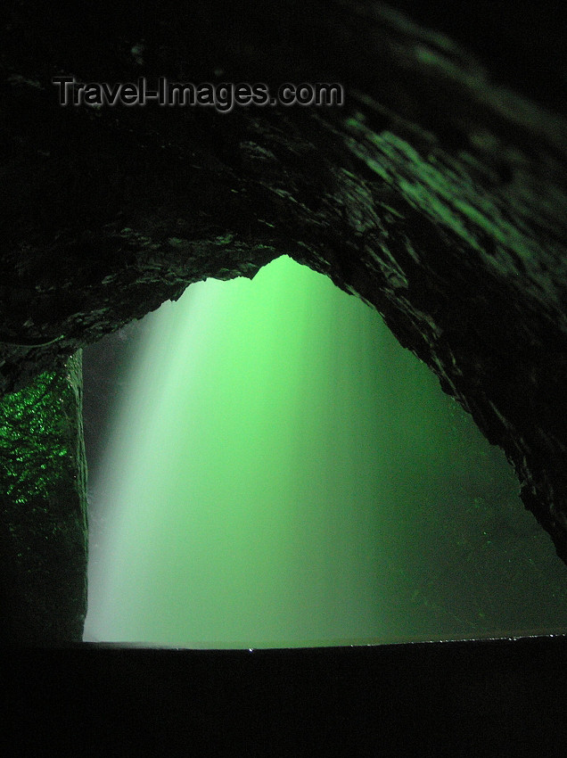 switz382: Switzerland - Bernese Alps - Trümmelbach Falls - green light - photo by J.Kaman - (c) Travel-Images.com - Stock Photography agency - Image Bank