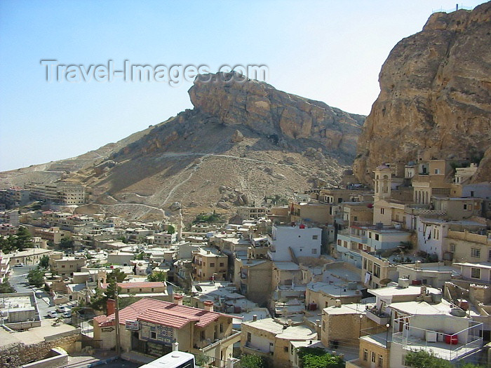 syria115: Syria - Maalula: town built under the cliffs - photographer: D.Ediev - (c) Travel-Images.com - Stock Photography agency - Image Bank