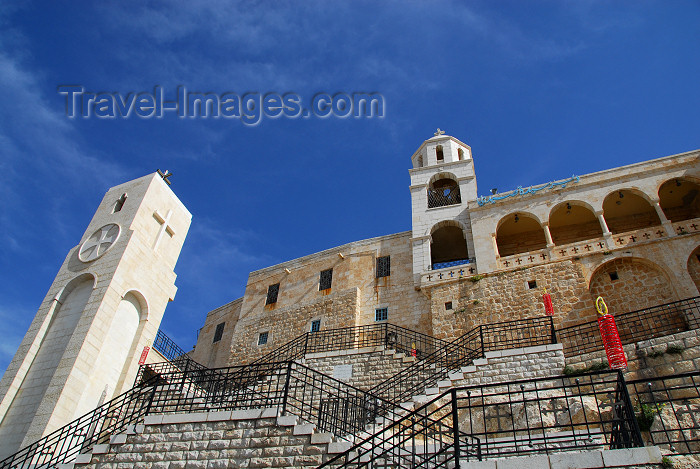 syria116: Syria - Seydnaya / Saidnaya, Rif Dimashq governorate: Orthodox Nunnery - castle-like convent of Our Lady - holy Lady of Saidnaya (Chaghoura) - photographer: M.Torres - (c) Travel-Images.com - Stock Photography agency - Image Bank