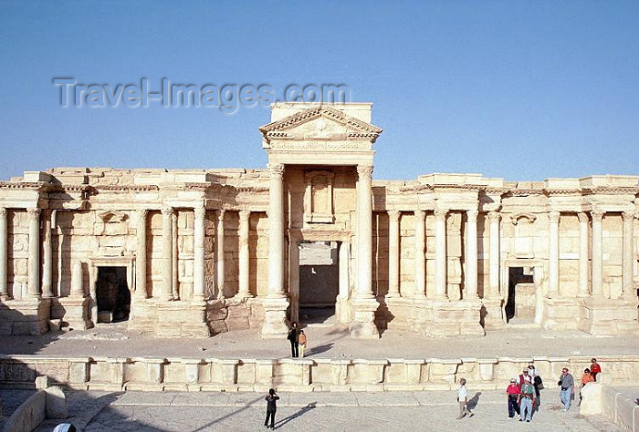 syria20: Syria - Palmyra / Tadmor / PMS: Theatre - stage area - photo by J.Kaman - (c) Travel-Images.com - Stock Photography agency - Image Bank