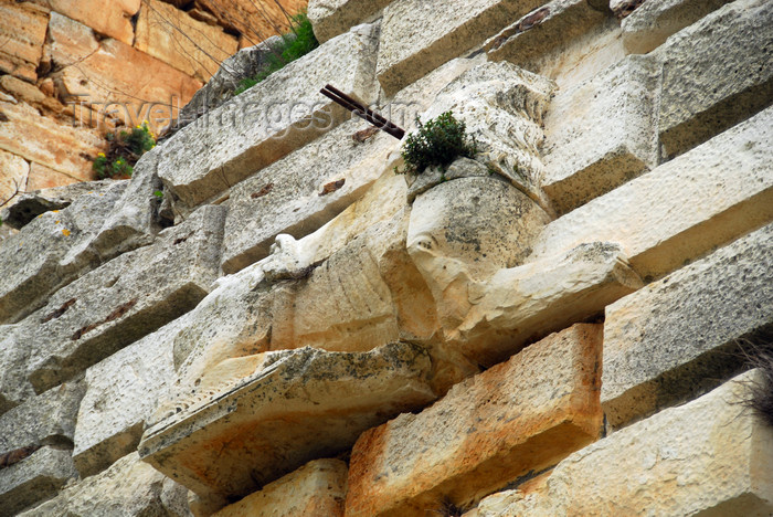 syria200: Crac des Chevaliers / Hisn al-Akrad, Al Hosn, Homs Governorate, Syria: lion sculpted over an internal gate - Southeast tower - UNESCO World Heritage Site - photo by M.Torres /Travel-Images.com - (c) Travel-Images.com - Stock Photography agency - Image Bank