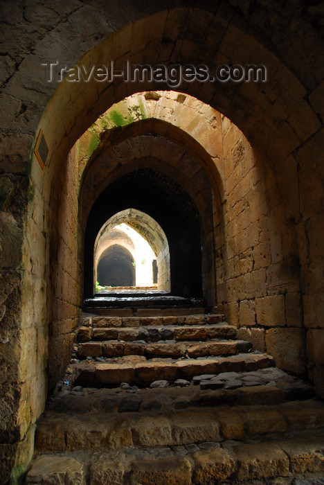 syria205: Crac des Chevaliers / Hisn al-Akrad, Al Hosn, Homs Governorate, Syria: passage in the outer walls - UNESCO World Heritage Site - photo by M.Torres /Travel-Images.com - (c) Travel-Images.com - Stock Photography agency - Image Bank