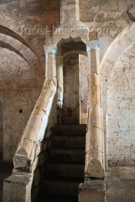 syria208: Crac des Chevaliers / Hisn al-Akrad, Al Hosn, Homs Governorate, Syria: minbar - Islamic pulpit - UNESCO World Heritage Site - photo by M.Torres /Travel-Images.com - (c) Travel-Images.com - Stock Photography agency - Image Bank