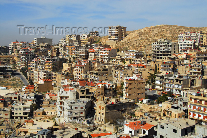 syria247: Saidnaya / Seydnaya - Rif Dimashq governorate, Syria: skyline - the town expands on the hills - photo by M.Torres / Travel-Images.com - (c) Travel-Images.com - Stock Photography agency - Image Bank