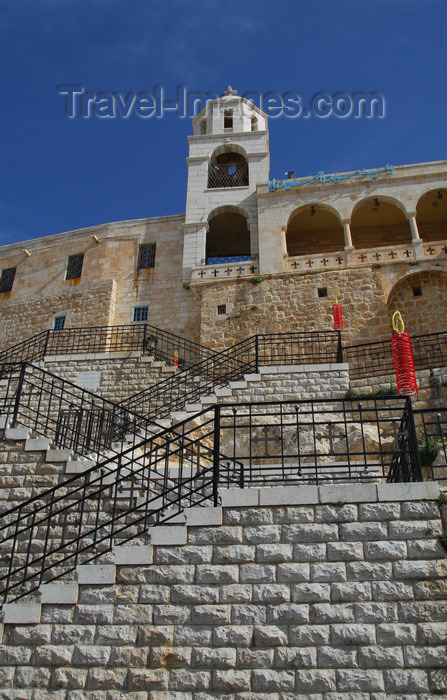 syria260: Saidnaya / Seydnaya - Rif Dimashq governorate, Syria: Holy Patriarchal Convent of Our Lady of Saidnaya - stairs - photo by M.Torres / Travel-Images.com - (c) Travel-Images.com - Stock Photography agency - Image Bank