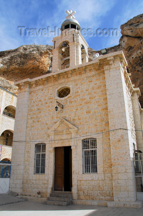 syria276: Maaloula - Rif Dimashq governorate, Syria:  Mar Taqla convent - the church - photo by M.Torres / Travel-Images.com  - (c) Travel-Images.com - Stock Photography agency - Image Bank