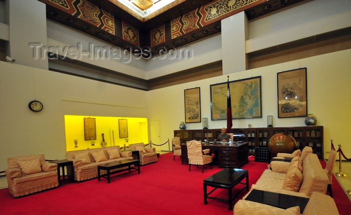 taiwan7: Taipei, Taiwan: replica of Chiang Kai-shek's office, with a wax version of the Generalissimo - CSK Memorial Hall - photo by M.Torres - (c) Travel-Images.com - Stock Photography agency - Image Bank