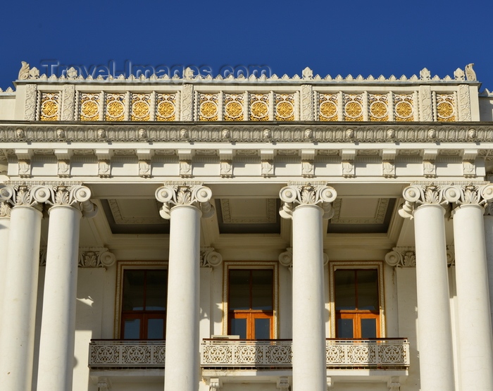 tajikistan21: Dushanbe, Tajikistan: portico of the Ayni Opera and Ballet Theatre - photo by M.Torres - (c) Travel-Images.com - Stock Photography agency - Image Bank