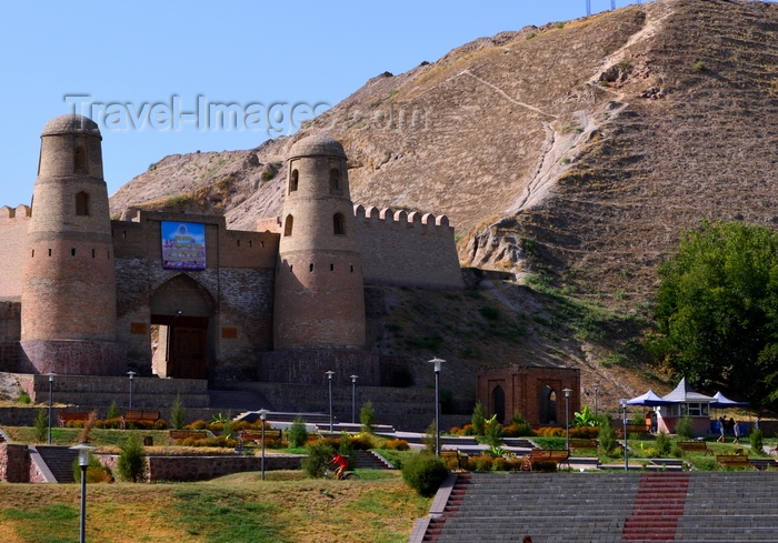tajikistan35: Hisor, Tajikistan: Hisor / Hissar fortress entrance towers, once part of the Bukhara emirate -  photo by M.Torres - (c) Travel-Images.com - Stock Photography agency - Image Bank