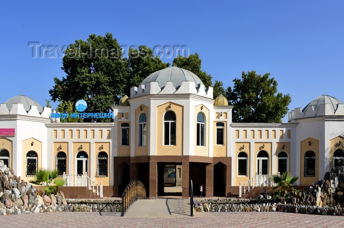 tajikistan36: Hisor, Tajikistan: commercial building near the Hisor / Hissar fortress - photo by M.Torres - (c) Travel-Images.com - Stock Photography agency - Image Bank