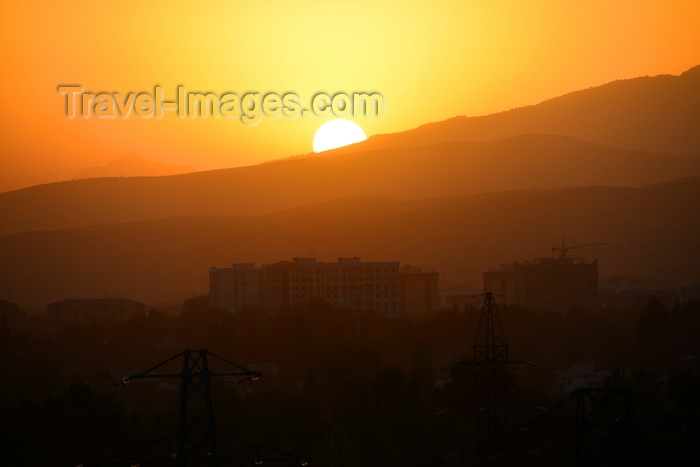 tajikistan45: Dushanbe, Tajikistan: sunset over the mountains - photo by M.Torres - (c) Travel-Images.com - Stock Photography agency - Image Bank