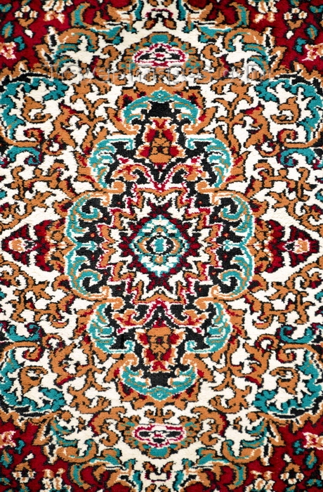 tajikistan66: Dushanbe, Tajikistan: Tadjik carpet - traditional pattern - photo by M.Torres - (c) Travel-Images.com - Stock Photography agency - Image Bank