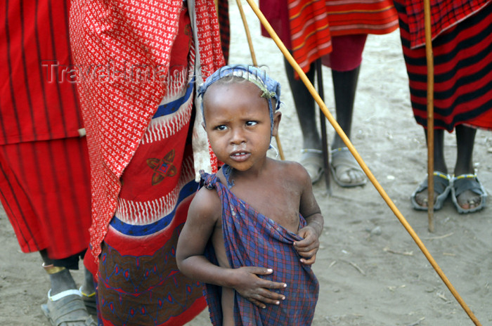 tanzania141: Tanzania - Child in a Masai village near Ngorongoro Crater - photo by A.Ferrari - (c) Travel-Images.com - Stock Photography agency - Image Bank