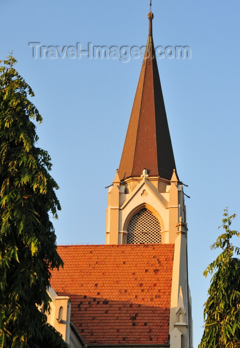 tanzania199: Dar es Salaam, Tanzania: spire of St Joseph's Cathedral - built by German Catholic missionaries - Sokoine Drive, corner with Bridge Street - photo by M.Torres - (c) Travel-Images.com - Stock Photography agency - Image Bank