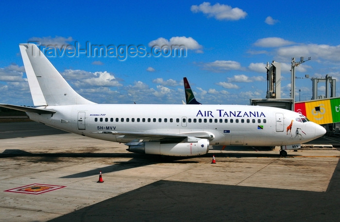 tanzania2: Dar es Salaam, Tanzania: Air Tanzania Boeing 737-247 5H-MVV (cn 23520-1329) - aircraft at Julius Nyerere International Airport - JNIA - DAR - photo by M.Torres - (c) Travel-Images.com - Stock Photography agency - Image Bank