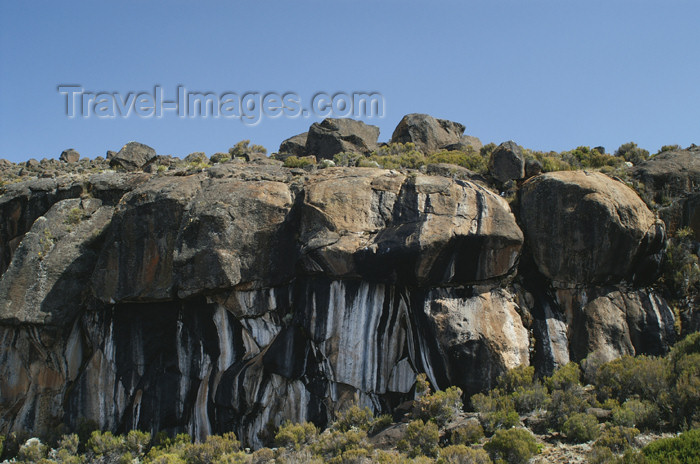 tanzania48: Tanzania - Kilimanjaro NP: Marangu Route - day 3 - Zebra Rocks - photo by A.Ferrari - (c) Travel-Images.com - Stock Photography agency - Image Bank