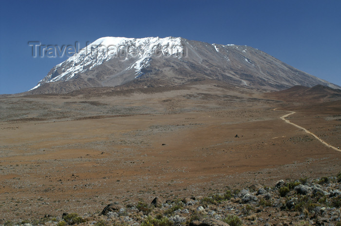 tanzania58: Tanzania - Kilimanjaro NP: Marangu Route - day 4 - Mount Kilimanjaro,  Kibo and the alpine desert - photo by A.Ferrari - (c) Travel-Images.com - Stock Photography agency - Image Bank