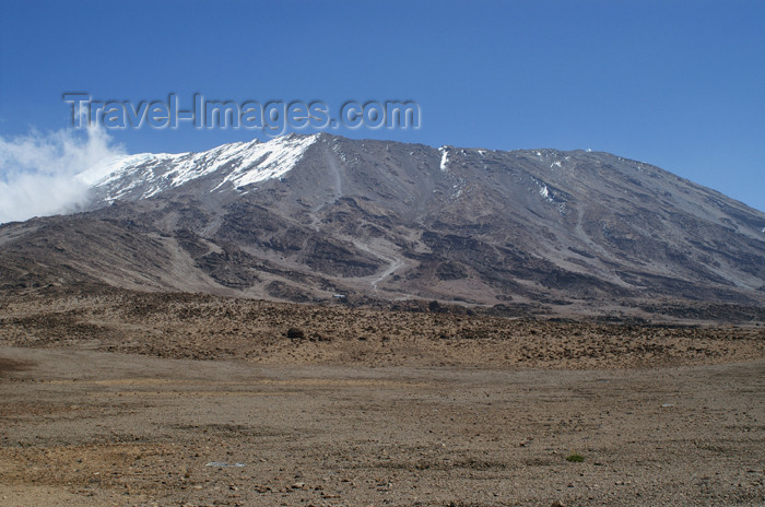 tanzania64: Tanzania - Kilimanjaro NP: Marangu Route - day 4 - Mount Kilimanjaro, view over the route - photo by A.Ferrari - (c) Travel-Images.com - Stock Photography agency - Image Bank