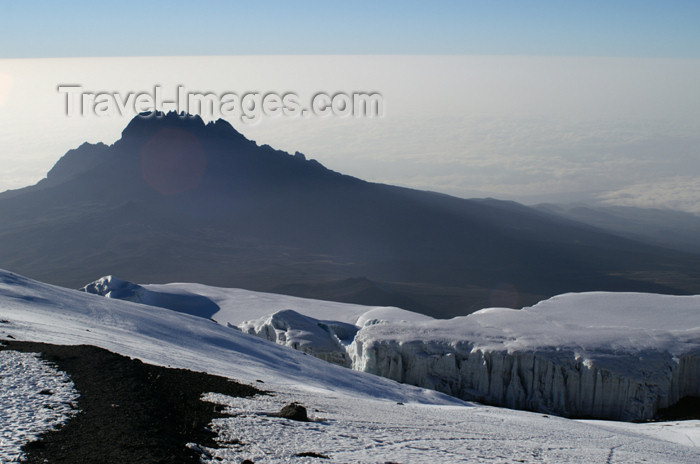 tanzania85: Tanzania - Kilimanjaro NP: Marangu Route - day 5 - Mount Kilimanjaro, view over Mawenzi from the Uhuru peak - photo by A.Ferrari - (c) Travel-Images.com - Stock Photography agency - Image Bank