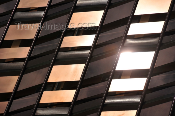 tanzania89: Dar es Salaam, Tanzania: sun on the façade of the Benjamin William Mkapa Pension Towers - Mafuta House - Azikiwe Street - photo by M.Torres - (c) Travel-Images.com - Stock Photography agency - Image Bank