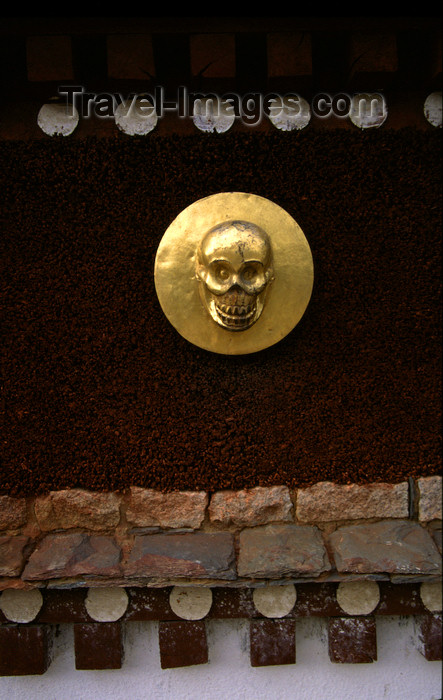 tibet94: Lhasa, Tibet - golden skull - Buddhist symbolism - photo by Y.Xu - (c) Travel-Images.com - Stock Photography agency - Image Bank