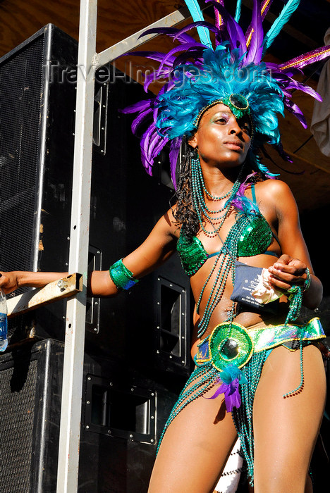 trinidad-tobago124: Port of Spain, Trinidad and Tobago: pretty girl at the carnival celebration - photo by E.Petitalot - (c) Travel-Images.com - Stock Photography agency - Image Bank