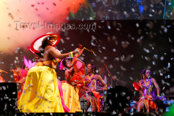 trinidad-tobago129: Port of Spain, Trinidad and Tobago: women dancing on stage during the carnival - photo by E.Petitalot - (c) Travel-Images.com - Stock Photography agency - Image Bank