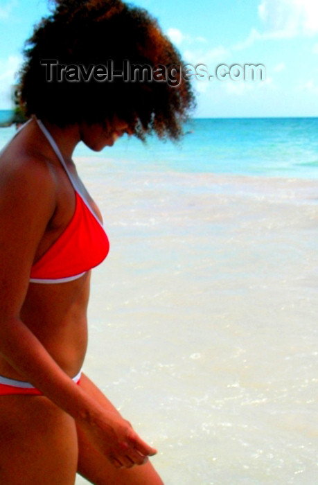 trinidad-tobago23: Trinidad - Daniella - on the beach - girl in bikini - photo by P.Baldwin - (c) Travel-Images.com - Stock Photography agency - Image Bank